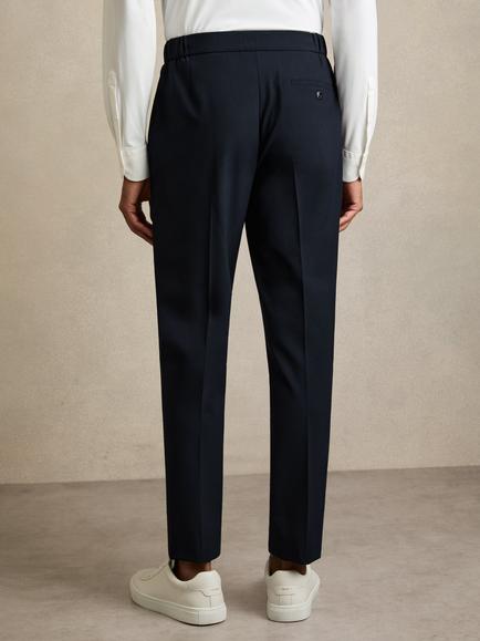 Reiss Found Slim Trousers - view 2, Dark Navy