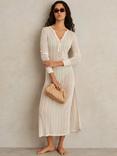Reiss Samantha Cotton Blend Kaftan