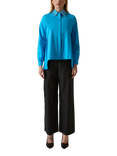 James Lakeland Pearl Collar Long Sleeve Shirt