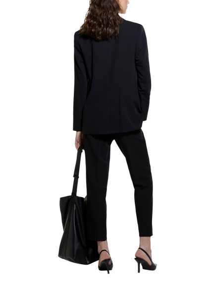 SISLEY Pleat Stretch Tailored Trousers, Black - view 2, Black