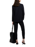 SISLEY Regular Fit Single Breasted Blazer, Black