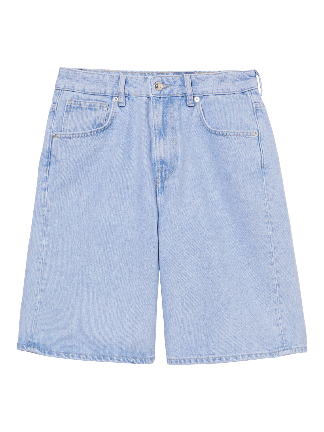 Product image 5 of 6, which shows SISLEY Relax Fit Denim Shorts, Blue, 29R