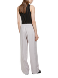 SISLEY Flared Pure Linen Trousers, Grey