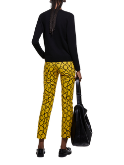 SISLEY Rib Crew Neck Jumper, Black - view 2, Black