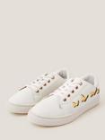 Monsoon Kids' Butterfly Trainers, Ivory