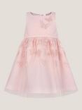 Monsoon Baby Mapel Applique Butterfly Dress, Pink