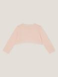 Mondoon Baby Maeve Scallop Trim Cardigan, Pale Pink