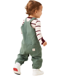 Angel & Rocket Baby Mini Dungarees Set, Green