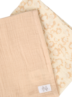 Angel & Rocket Baby Printed Muslin Set, Pink - view 2, Pink