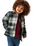 Angel & Rocket Baby Plaid Padded Shacket, Green