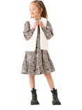 Angel & Rocket Baby Faux Fur Gilet, Cream