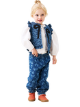 Angel & Rocket Baby Leo Denim Trousers, Blue