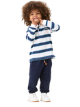 Angel & Rocket Baby Mini Rugby Co-ord Set, Blue