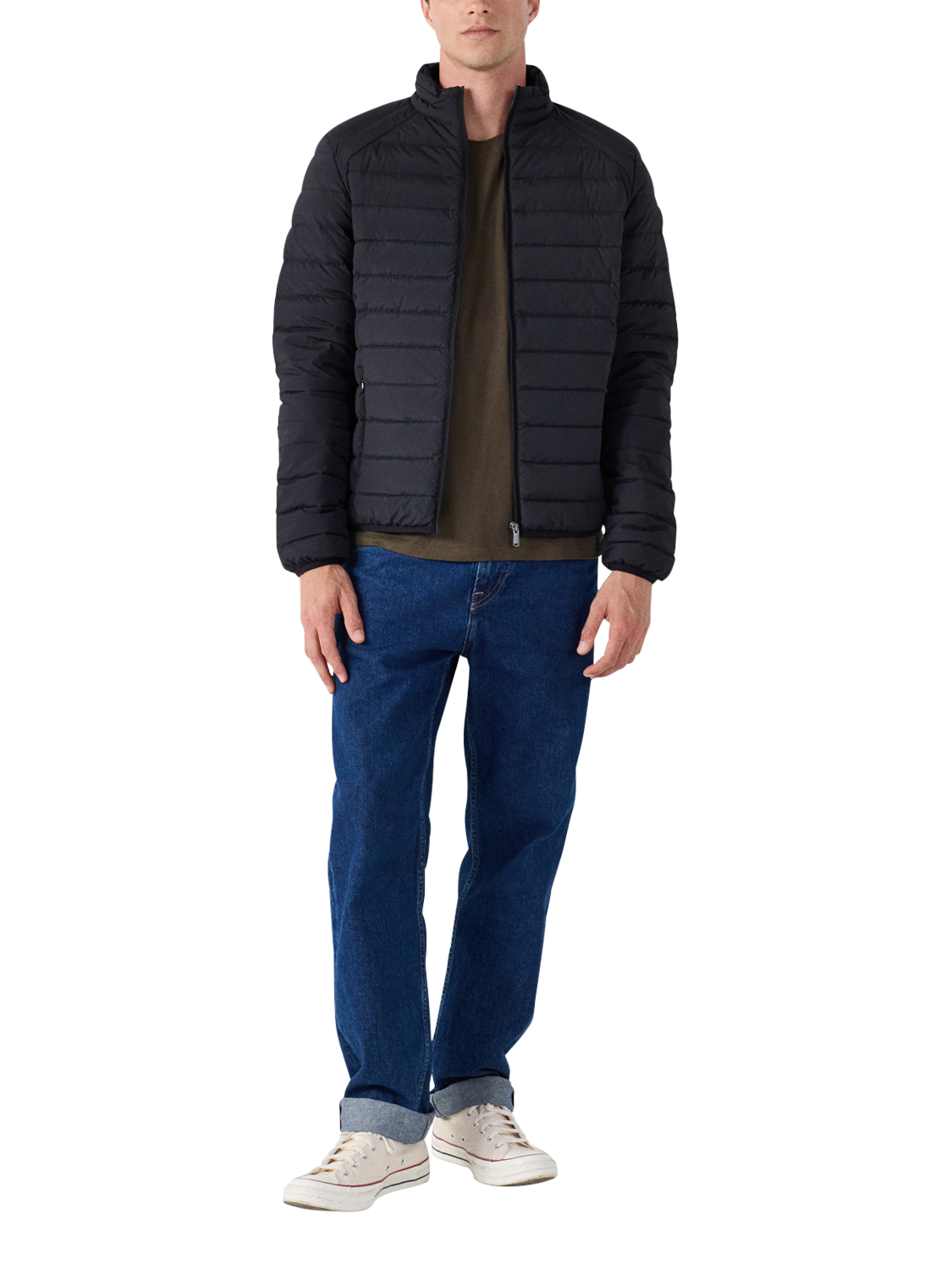 Product image 1 of 3, which shows JOTT Men's Aragon Down Jacket, 999 Black, S