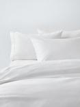 John Lewis 800 Thread Count Supima Cotton Sateen Duvet Cover Set, White