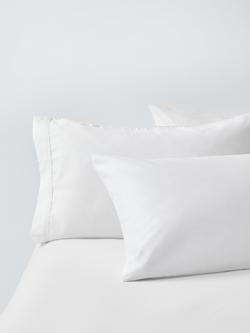 John Lewis 800 Thread Count Supima Cotton Sateen Duvet Cover Set - view 2, White