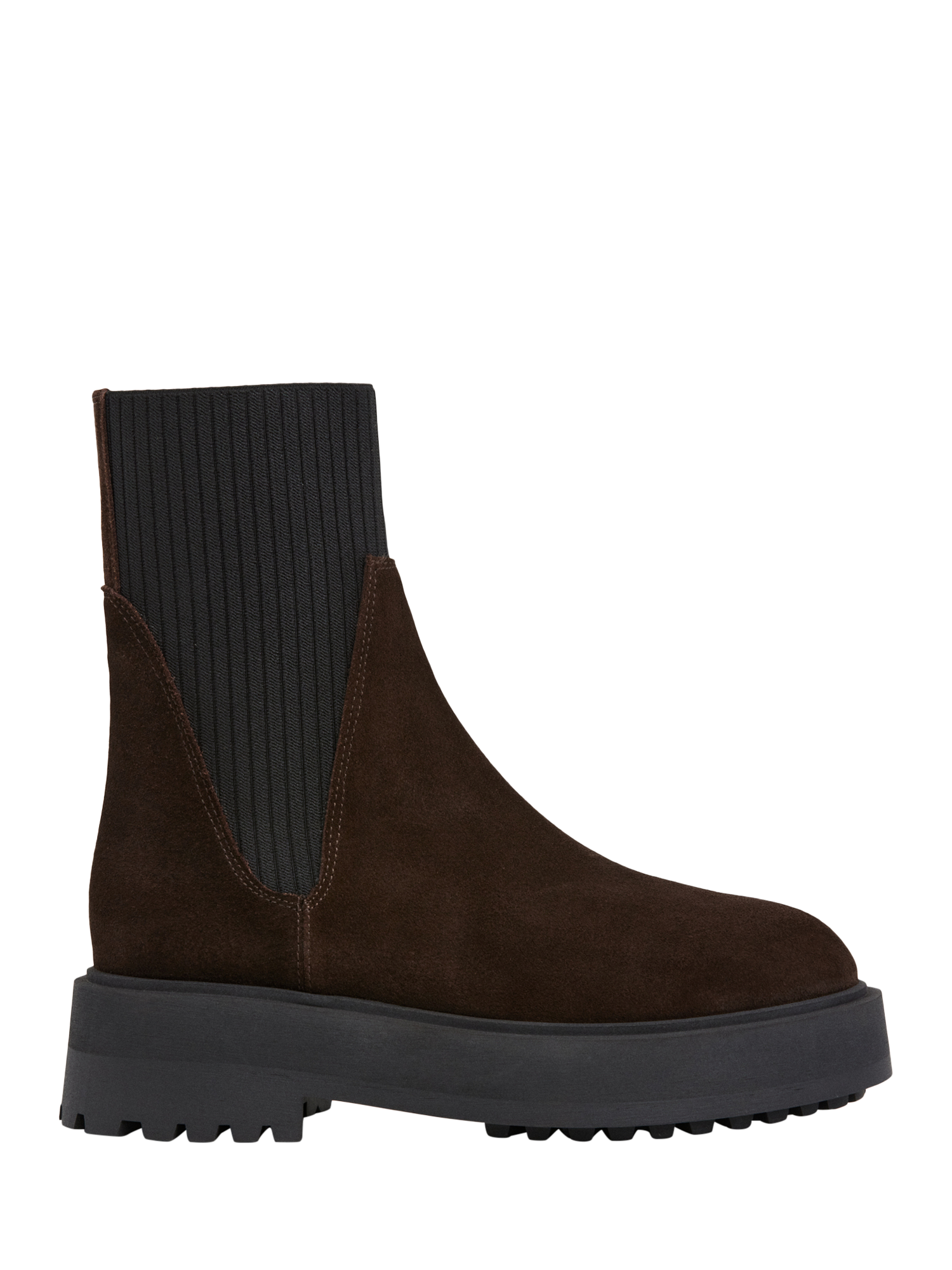 Flattered Aurora Suede Ankle Boots, Chocolate