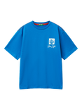 Benetton Kids' Jersey T-Shirt, Blue