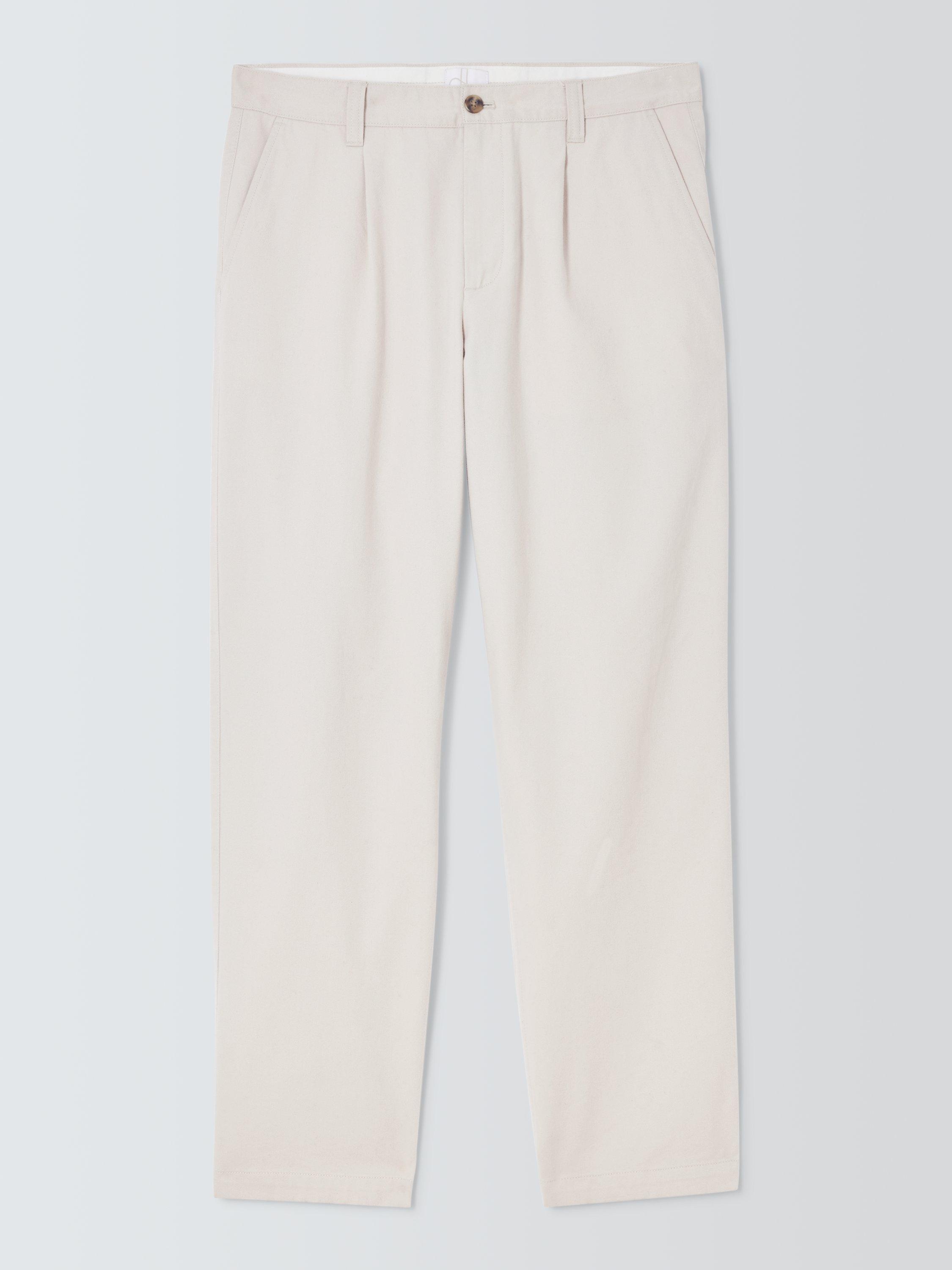 Product image 6 of 6, which shows John Lewis Relaxed Cotton Chinos, Ecru, 30R