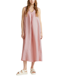 Benetton Linen Sleeveless Midi Dress