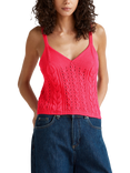 Benetton Slim Fit Knit Top, Cyclamen