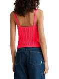 Benetton Slim Fit Knit Top, Cyclamen
