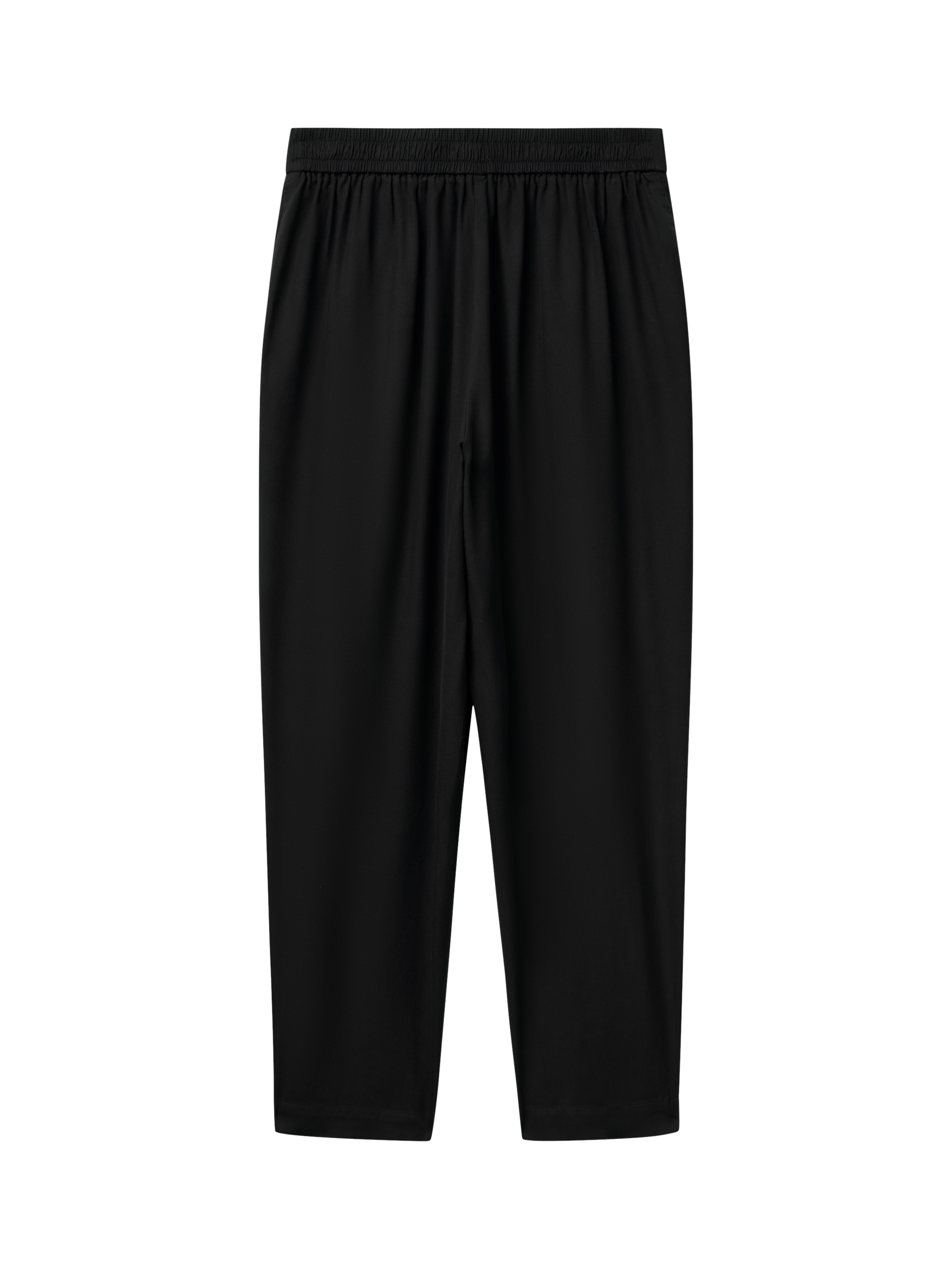 Product image 5 of 5, which shows Benetton Elasticated Waist Tailored Trousers, Black, XL