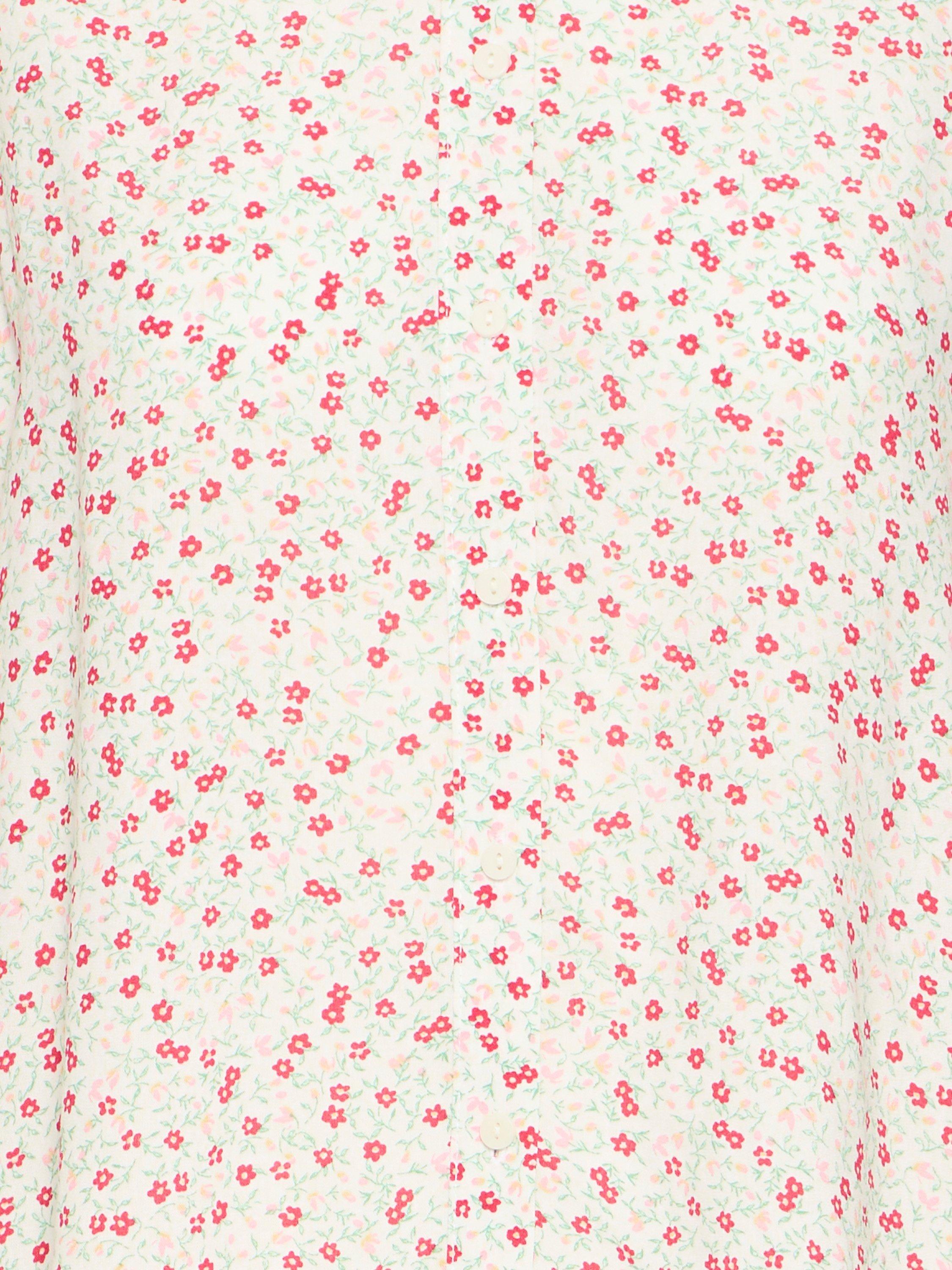 Product image 7 of 7, which shows ICHI Vera Floral Shirt, Pink/Multi, 8