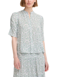 ICHI Vera Floral Shirt, Green/Multi