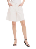 ICHI Ziggy Denim Shorts, Blanc De Blanc