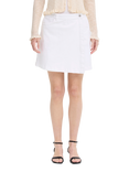 ICHI Ziggy Denim Skirt, Blanc De Blanc