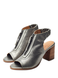 Moda in Pelle Marmie Leather Sandals, Pewter