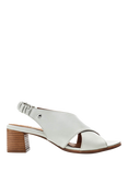 Moda in Pelle Prinia Leather Sandals, Off White