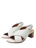 Moda in Pelle Prinia Leather Sandals, Off White