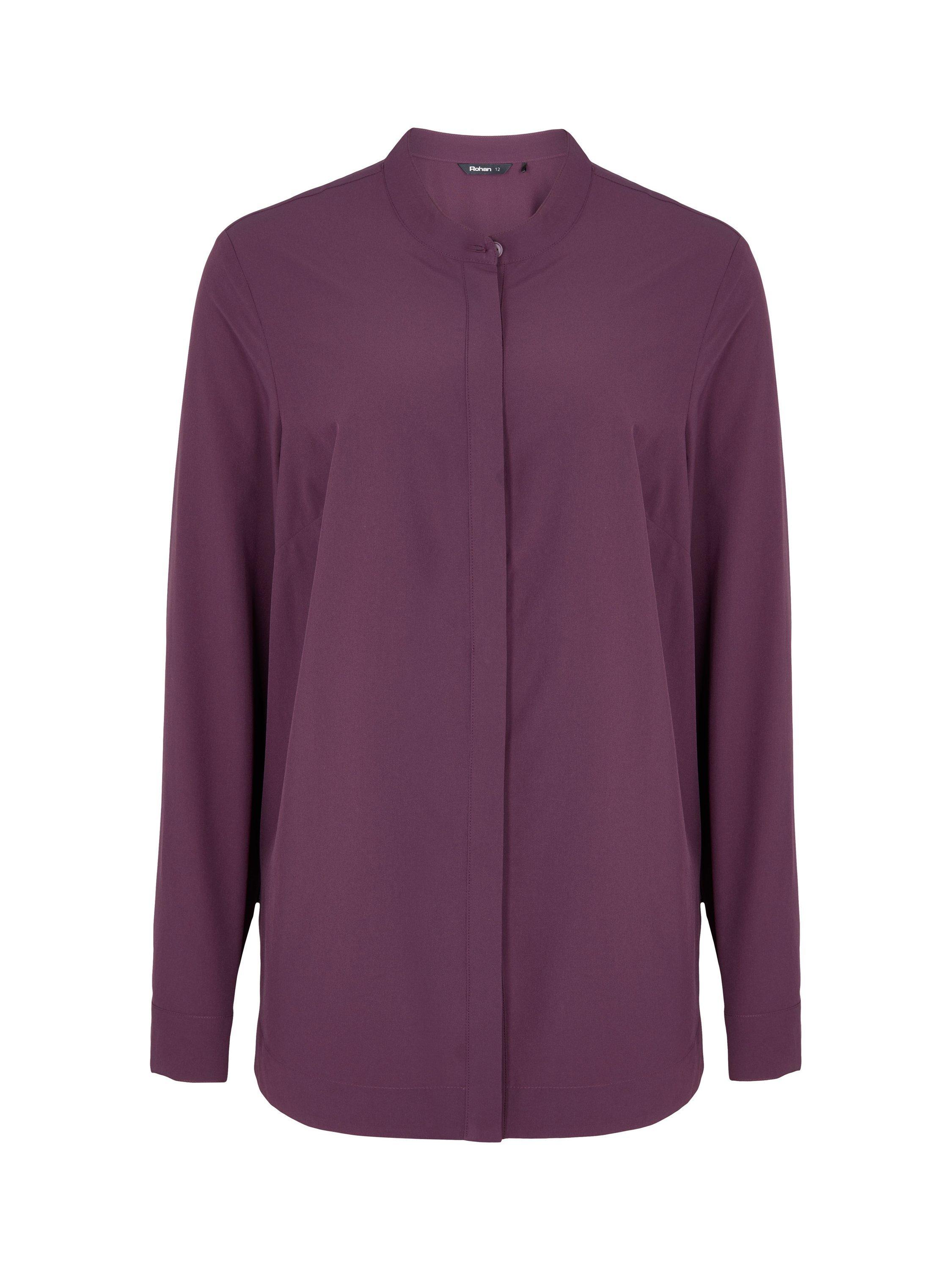 Product image 3 of 8, which shows Rohan Voyager Stretch Crease Resistant Travel Shirt, Blackberry Purple, 8