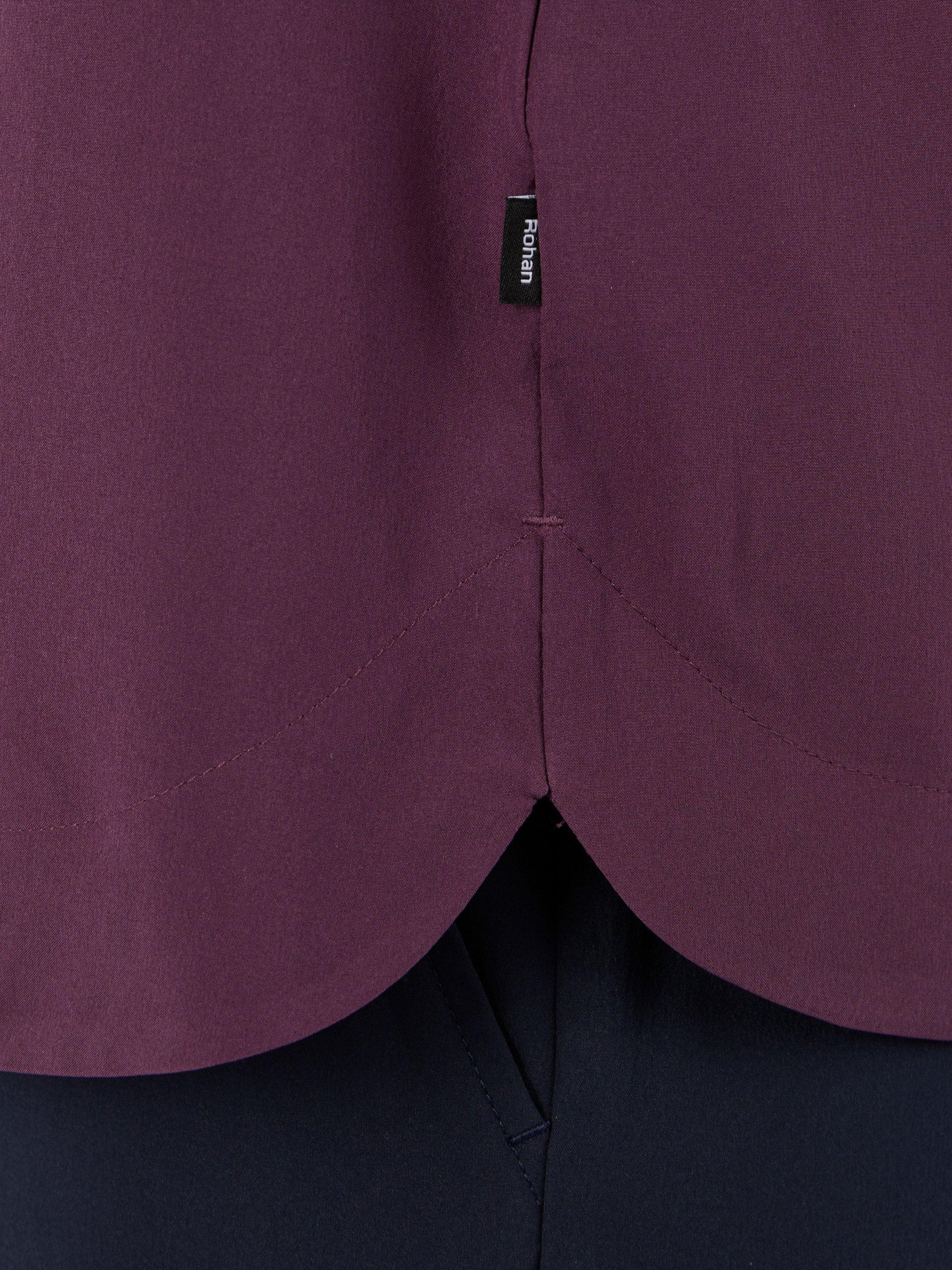 Product image 6 of 8, which shows Rohan Voyager Stretch Crease Resistant Travel Shirt, Blackberry Purple, 8
