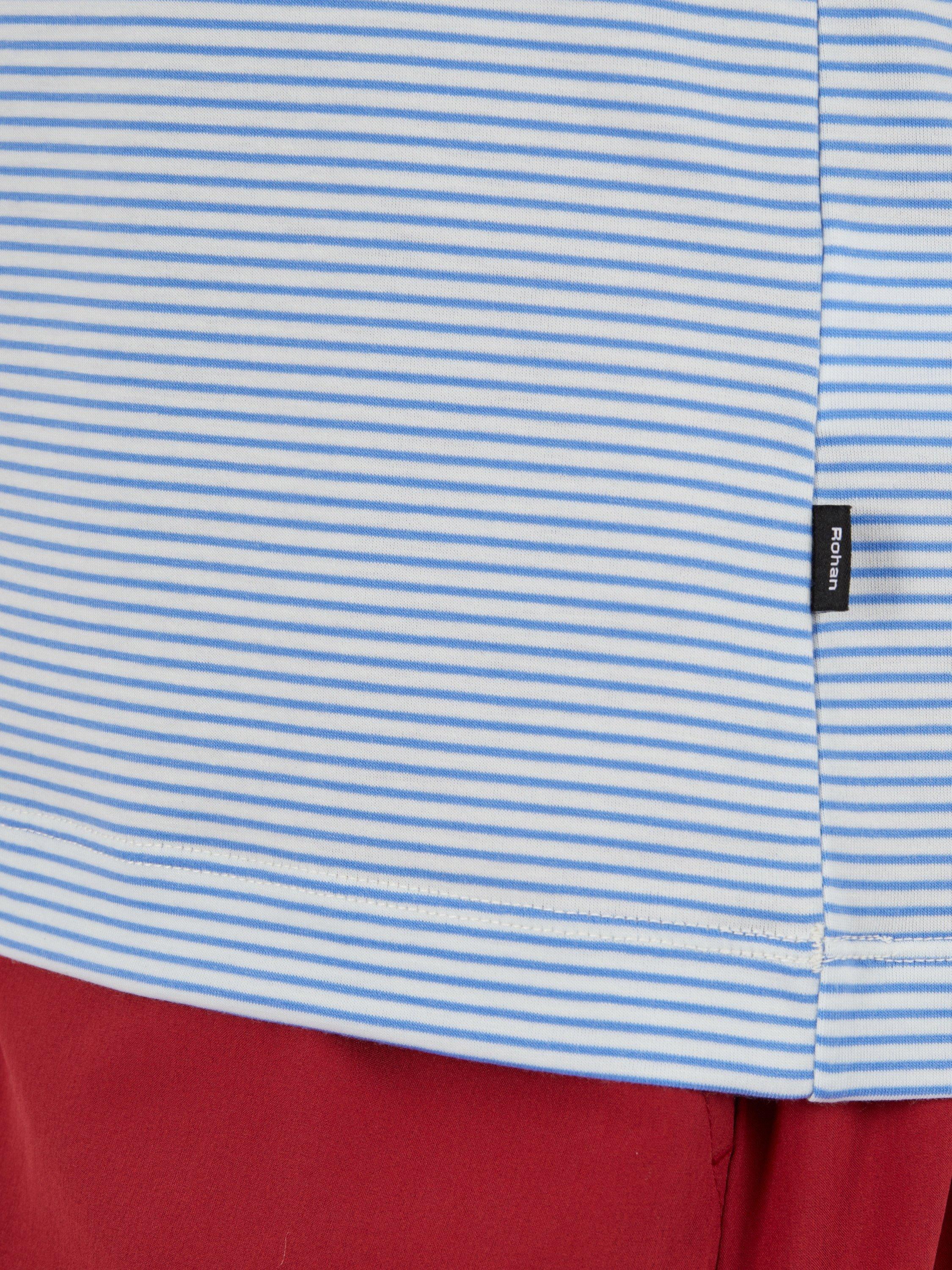 Product image 5 of 6, which shows Rohan Seashore Button Neck Striped Vest, Sorrento Blue, XS