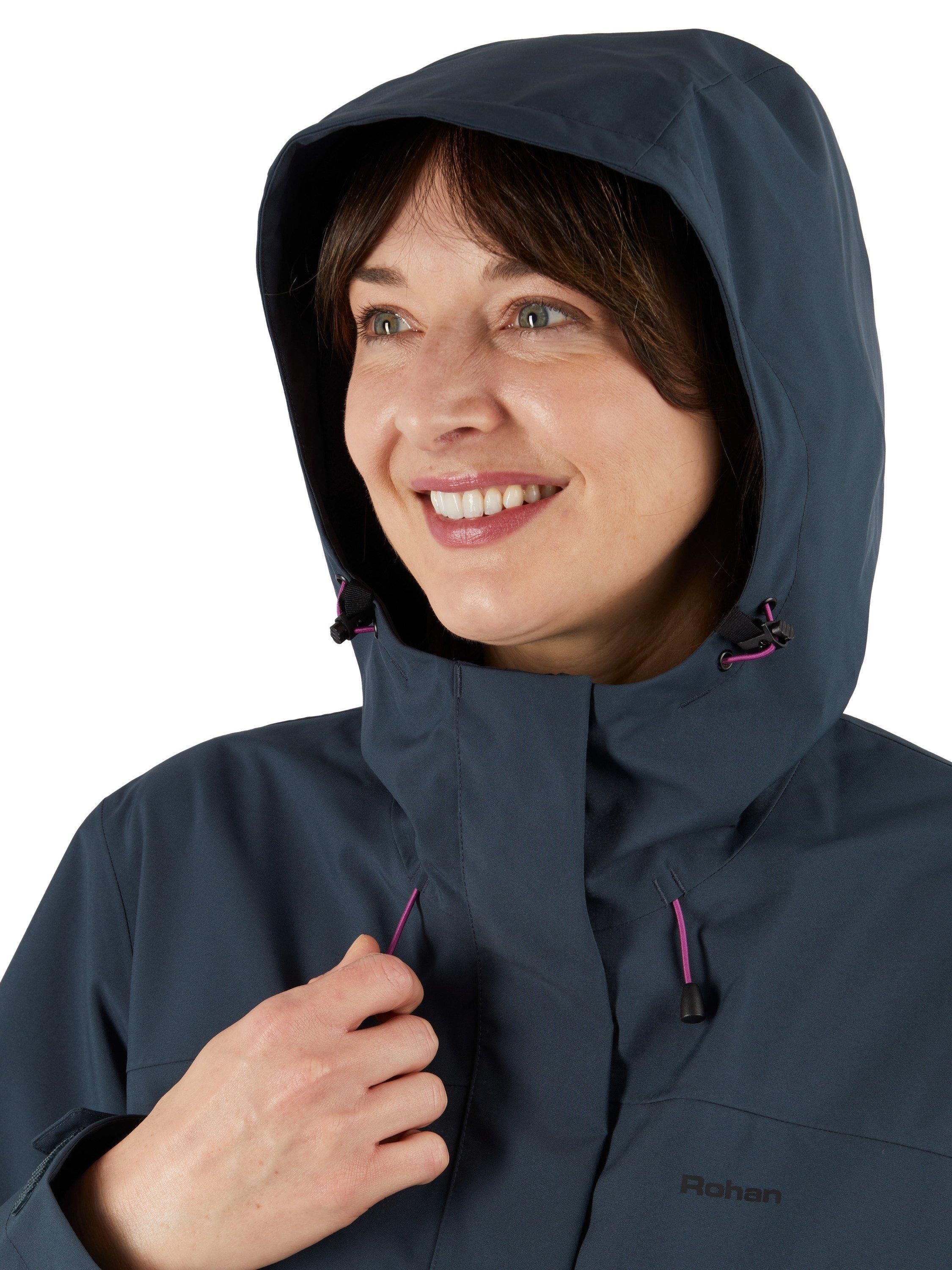 Product image 6 of 9, which shows Rohan Farne Waterproof Jacket, Storm Blue, XS