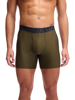 Under Armour Tech Trunks, Pack of 3, Green Olive - view 2, Green Olive