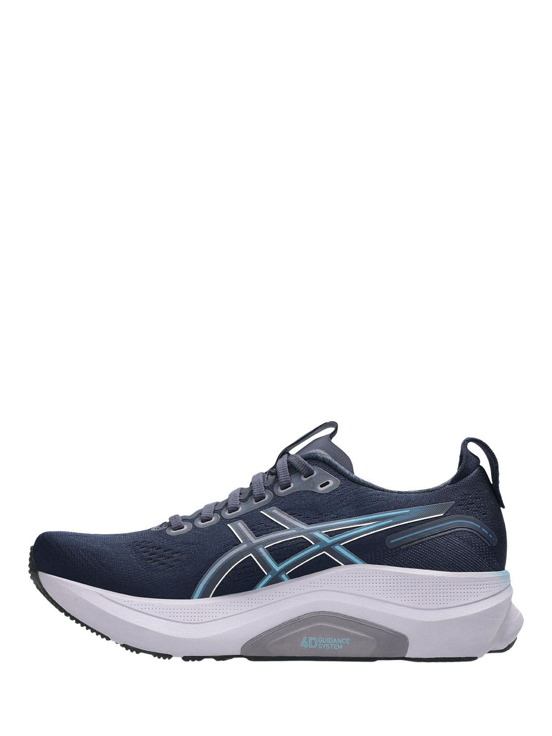 Product image 2 of 7, which shows ASICS Women's GEL-KAYANO 32 Running Shoes, Midnight/ Water, 4