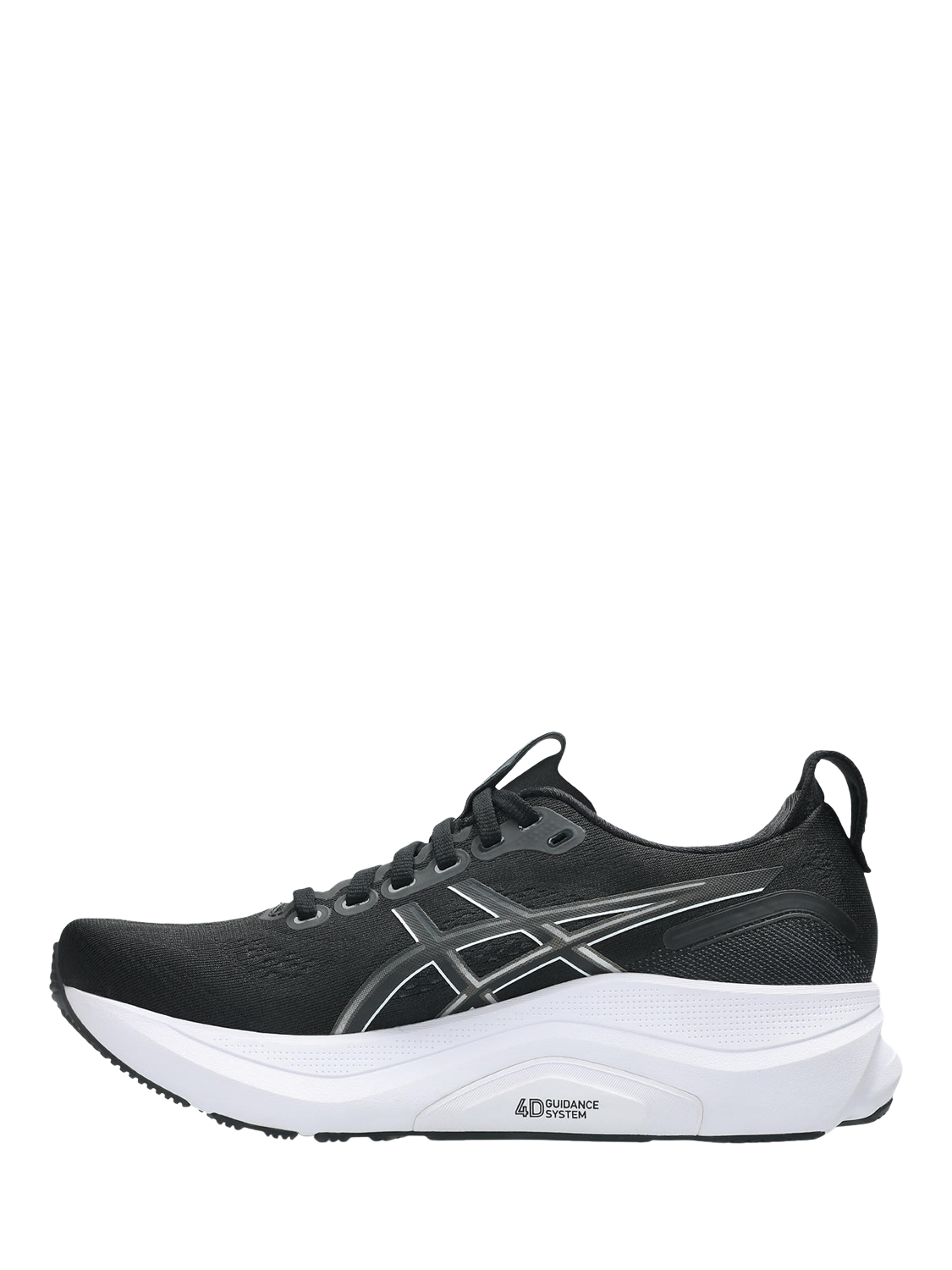 Product image 2 of 7, which shows ASICS Women's GEL-KAYANO 32 Running Shoes, Black/White, 4