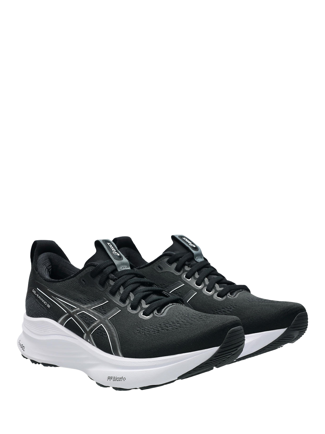 Product image 3 of 7, which shows ASICS Women's GEL-KAYANO 32 Running Shoes, Black/White, 4