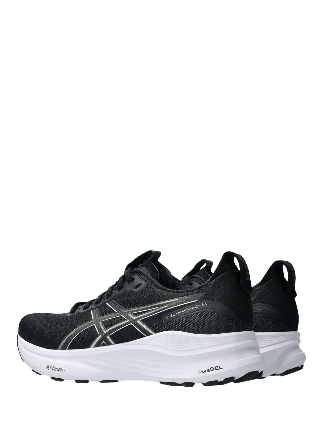 Product image 4 of 7, which shows ASICS Women's GEL-KAYANO 32 Running Shoes, Black/White, 4