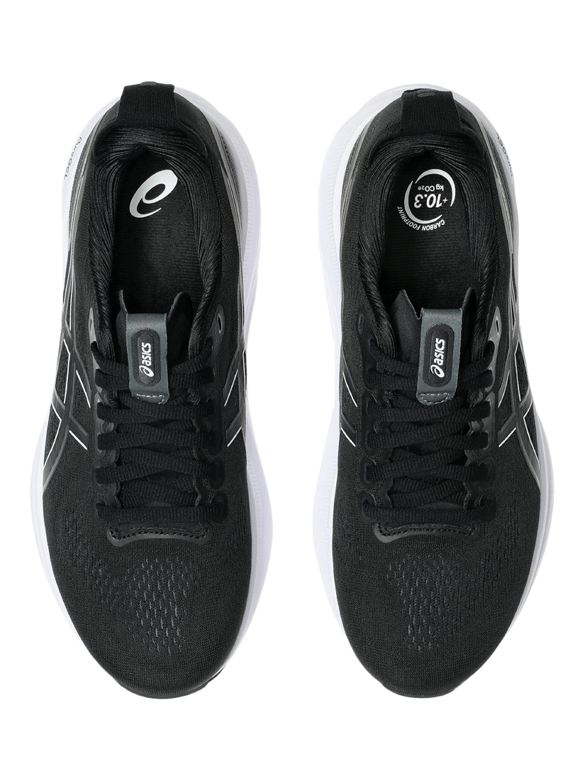 Product image 5 of 7, which shows ASICS Women's GEL-KAYANO 32 Running Shoes, Black/White, 4