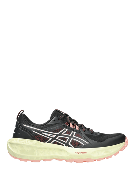 ASICS Women's GEL-SONOMA 8 Trail Running Shoes, Black/White, Black/White
