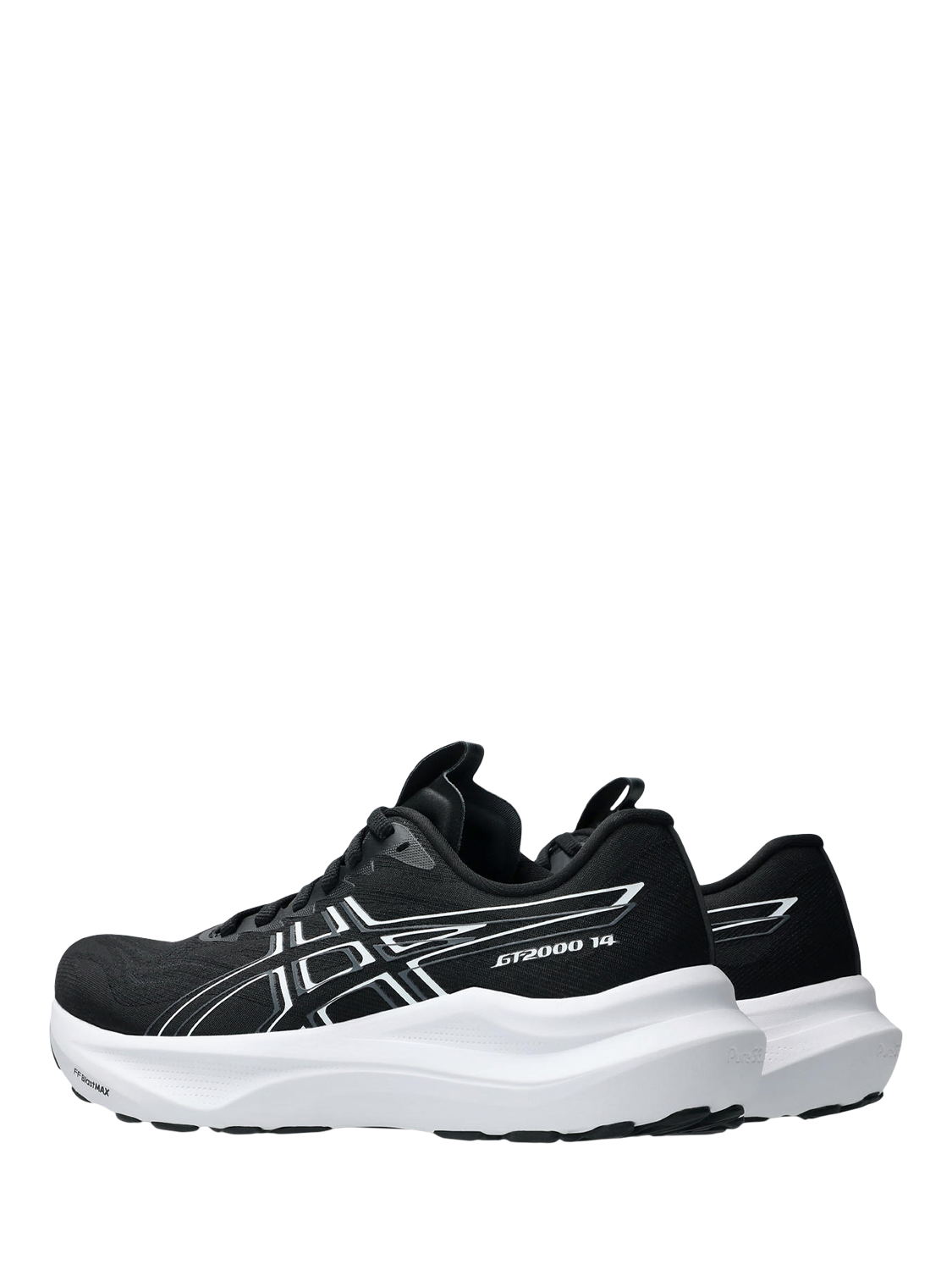 Product image 4 of 7, which shows ASICS Women's GT-2000 14 Running Shoes, Black/White, 4