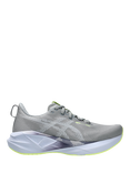 ASICS Women's NOVABLAST 5 Running Shoes, Gravel/Blue