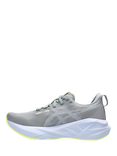 ASICS Women's NOVABLAST 5 Running Shoes, Gravel/Blue