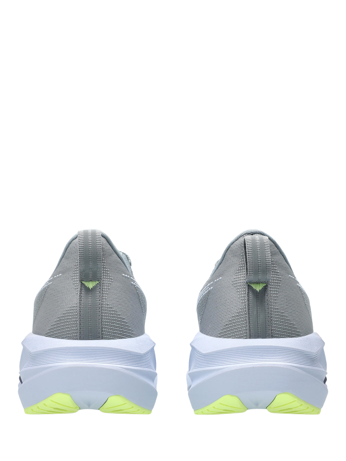 Product image 6 of 7, which shows ASICS Women's NOVABLAST 5 Running Shoes, Gravel/Blue, 4