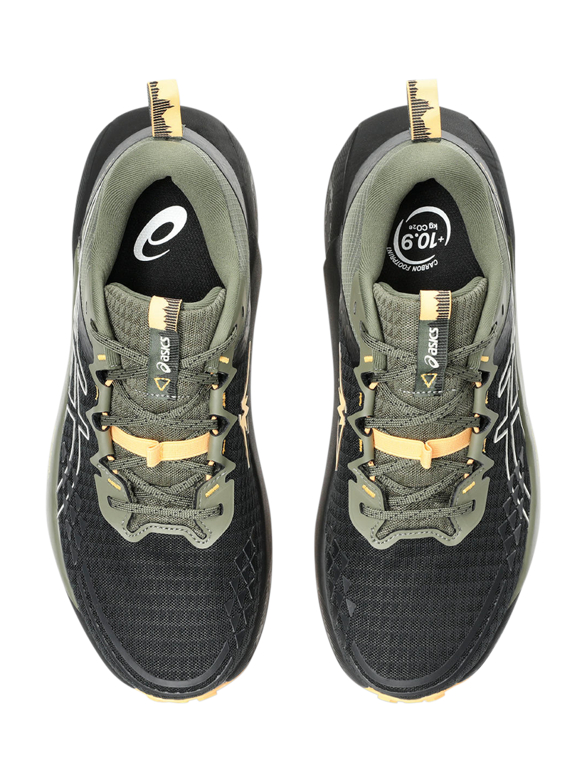 Product image 5 of 7, which shows ASICS Men's GEL-TRABUCO 13 Trail Running Shoes, Black/Cream, 7